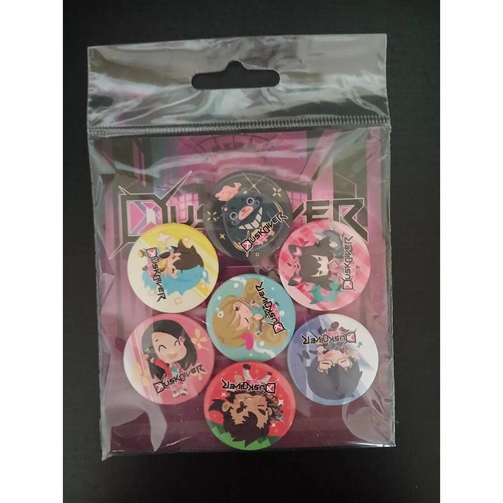 Dusk Diver video game pins